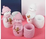 Cute Snowman Pen Pencil Holder Desk Decoration Accessories