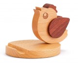 Cute Wooden Hen Cell Phone Tablet Stand Holder