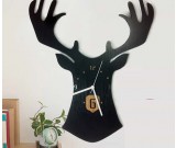 Deer Head Wall Clock