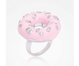 Donut Shaped Ring,Pink