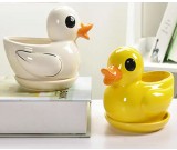 Duck Ceramic Succulent Planter Flower Pot