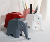 Geometric Art Elephant Office Organizer Pen Holder