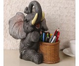 Elephant Pen Pencil Holder Desk Organizer