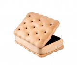 Exquisite Sandwich Biscuit Jewelry Storage Box, Creative Gift
