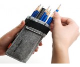 Wool Felt   Roll Up Style Pen Pencil Case