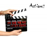 Movie/Film Action Board Clock