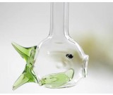 2pcs package Fish Glass Drinking Straw 