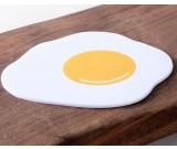 (3 pcs/pack)  Fried Egg Silicone Pot Mat