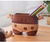 Fun Little Shorts Wooden Organize,Office Pen Holder