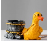 Funny Hard Working Duck Ashtray,Amazing Desktop Decoration