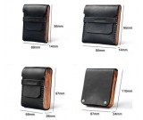 Handmade Genuine Leather&Wooden Business Name Card Holder Wallet Credit card ID Case / Holder