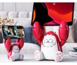Funny Hairy Crab Cat Shape Decorative Phone Holder