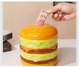 Hamburger Ceramic Piggy Bank