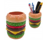 Hamburger Pen Holder - Fun and Functional Desk Organizer for Home & Office