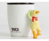  Porcelain Coffee Mug with 3D  Animal  Handle 