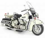Handmade Antique Model Kit Motorcycle-1978 Harley Police Motorcycle