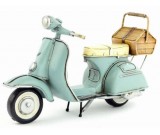 Handmade Antique Model Kit Motorcycle-Retro VESPA Motor Scooter