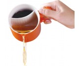Creative Ceramic Tea Infuser Mug with Lid