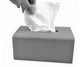 Handmade  Concrete  Desk Tissue Box