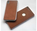 Handmade Genuine Leather Protective Skin Phone Back Shell for iPhone XS Max/XS/XR/X