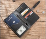  Handmade Genuine Leather Travel Credit Card Holder Wallet & Documents Organizer 