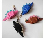 Handmade Leather Dinosaur Shaped Coin Purse