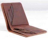 Handmade Slim Leather Wallet Credit Card Holder