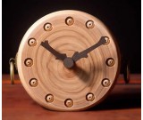 Handmade Wooden Art Desk Alarm Clock