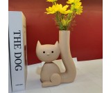 House Cute Kitten Ceramic Decorative Vase