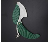 Leaf Design Pocket Knife with Keychain 