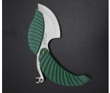 Leaf Design Pocket Knife with Keychain 