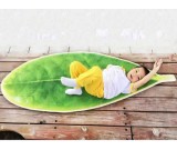 Leaf Shaped Area Floor Mat/Rug - tender Leaf