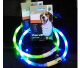Led Flashing Light Up Dog Neck Loop 