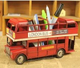 London Double-Decker Bus  Model Kit Pencil Holder