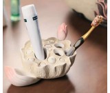 Lotus Seedpod Toothbrush Toothpaste Stand Holder 