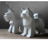 Lovely Dog  Handmade Ceramic Desktop Decoration