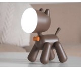 USB Lovely Dog Rechargeable  Night Light Children Bedroom Decor LED Lamp 