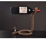 Magic Lasso Rope Wine Bottle Holder With Rabbit Magician