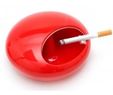 Pebble Rotating Lid Cigarette Smoking Ashtray 