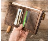 Men's Canvas & Leather Billfold Wallet
