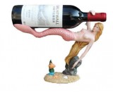Mermaid Sculpture Wine Bottle Holder