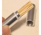 Metal Toothpick Holder With Key Ring 