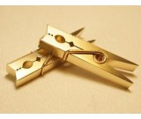 Metallic Brass Clothespins