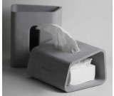 Modern Geometry Concrete Desk Tissue Box