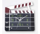 Movie Film Action Board Wall Clock