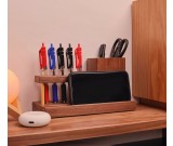 Multi-functional Wood Pen Holder, Phone Stand,Storage Box