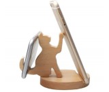 Natural Wooden Cell Phone Stand  Holder