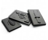 Novel 3D Revolver  Cover Notebook