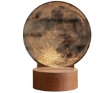 Optical Illusion 3D Moon Deco Light/LED Lamp/Night Light