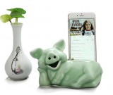 Pig Ceramic Speaker Sound Amplifier Stand Dock for iPhone 7 6S 6 5S 5C 5